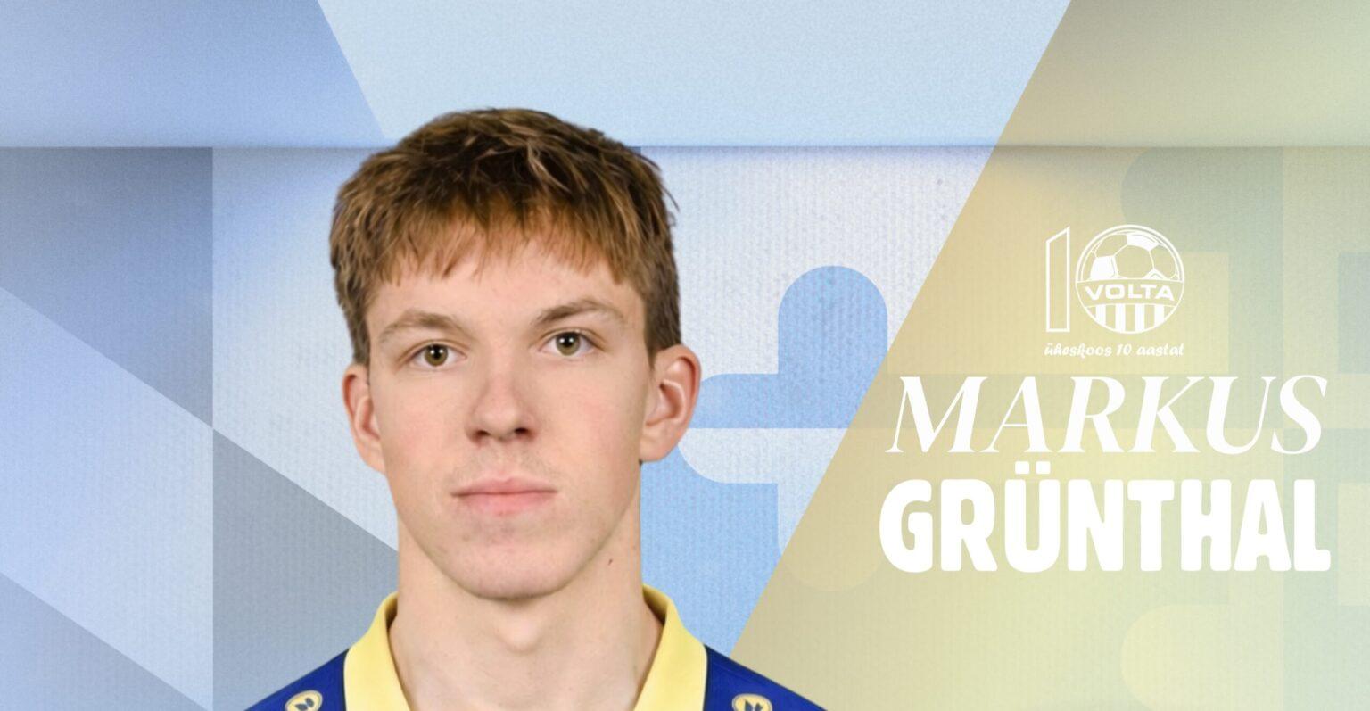 Markus Grünthal liitub JK Volta esindusmeeskonnaga!